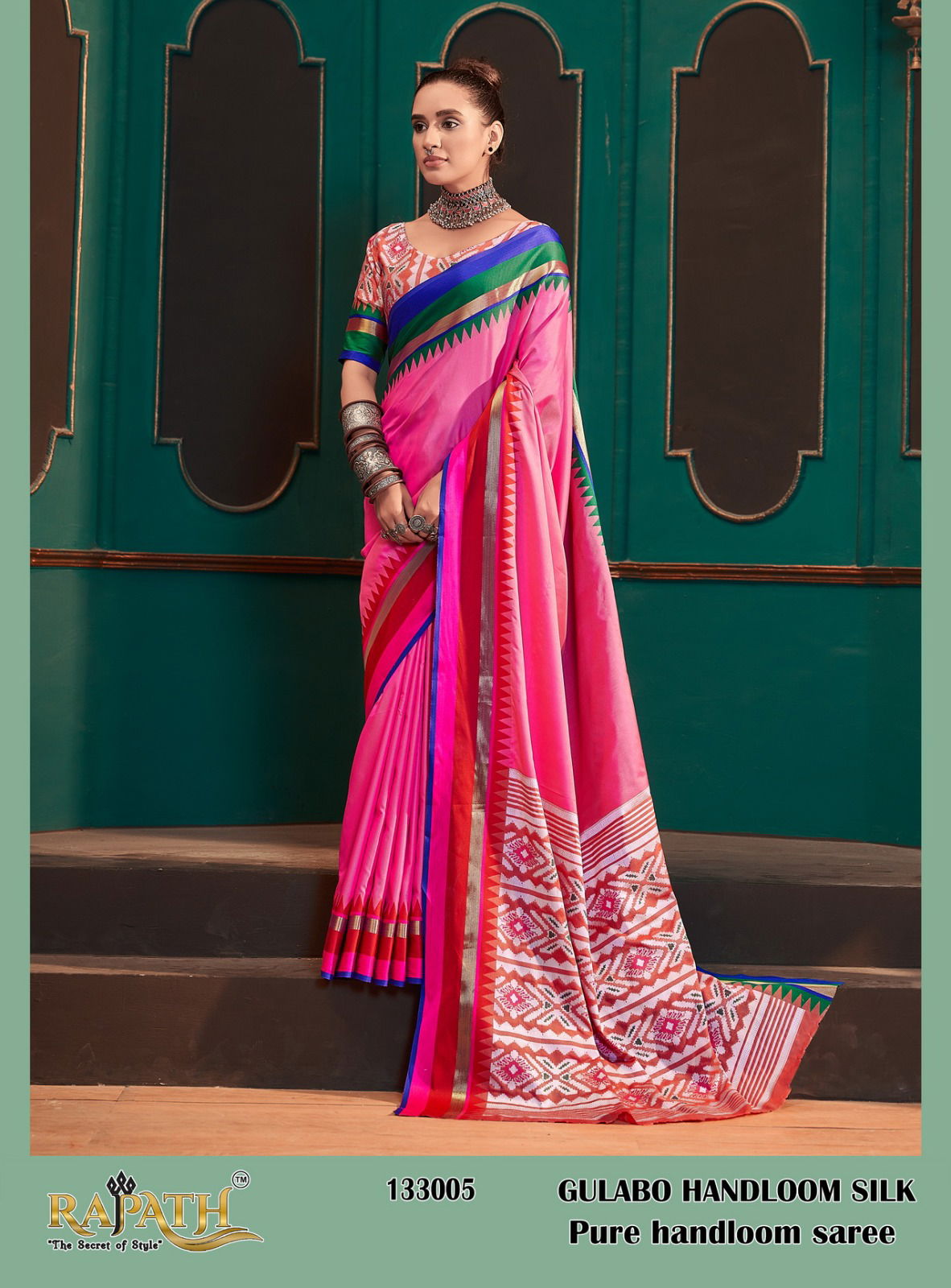 Gulabo Rajpath 133001-133008 Printed Sarees Catalog